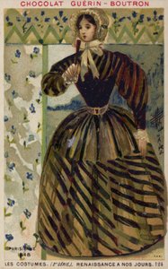 Pariser Mode, 1848 von French School