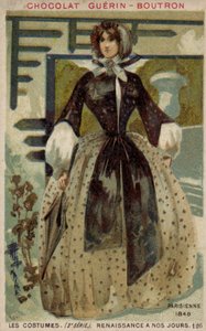 Pariser Mode, 1848 von French School