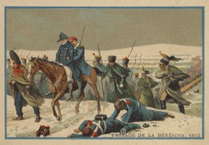 Übergang über die Beresina im Jahr 1812 von French School