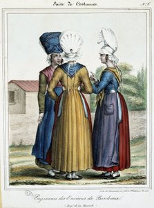 Bauern von Bordeaux - Lithografie