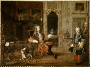 Philipp II. und Louis I. von Orléans, Herzog von Chartres von French School