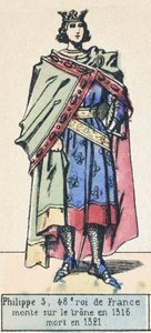 Philippe V, 48. König von Frankreich, bestieg den Thron 1316, starb 1321 von French School