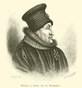 Philippe der Kühne, Herzog von Burgund (Stich) von French School