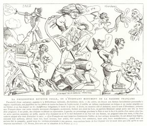 Die Philosophie ist verrückt geworden, oder das erstaunliche Denkmal der französischen Weisheit von French School