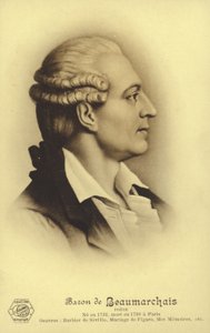 Pierre Beaumarchais, französischer Dramatiker
