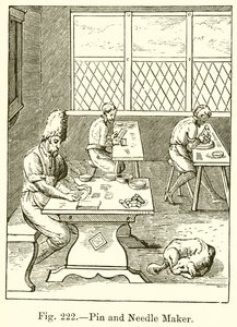 Nadel- und Steckennäher von French School