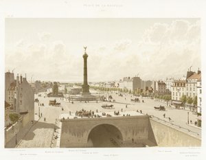 Place de la Bastille, 1841 von French School