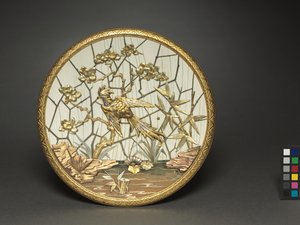 Plakette, hergestellt von der Firma Veuve Ferdinand Duvinage, verkauft von Alphonse Giroux, ca. 1880 von French School