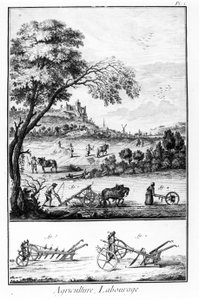 Tafel der Enzyklopädie von Diderot und d