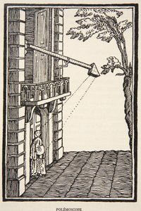 Polemoskop, Kopie von Boris Mestchersky, Illustration aus Histoire de la Nation Francaise, Sciences, Bände I & II, von Gabriel Hanotaux, 1924 von French School