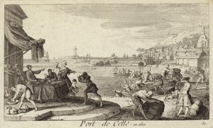 Hafen von Sète, Frankreich von French School