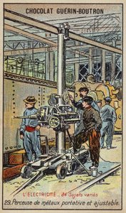Tragbare und verstellbare Metallbohrmaschine von French School