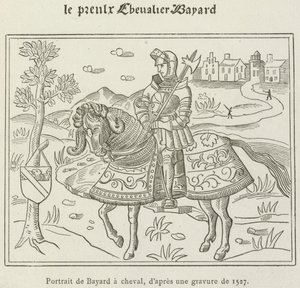 Porträt von Bayard zu Pferd