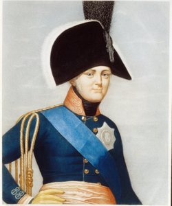 Porträt des Zaren Alexander I. Pavlovich von French School
