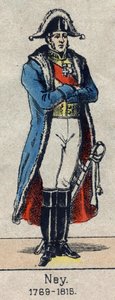 Ganzkörperporträt von Michel Ney (1769-1815), Marschall des Empire, Bild von Epinal aus dem späten 19. Jahrhundert von French School
