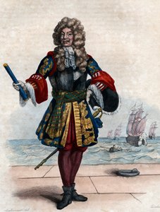 Porträt von Abraham Duquesne (1610-1688), französischer Marquis und Marineoffizier