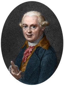 Porträt von Abraham Gottlob Werner (1750-1817), deutscher Geologe von French School