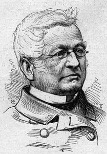 Porträt von Adolphe Thiers (1797-1877), französischer Politiker, Historiker und Akademiker. Gravur in „Le Monde Illustré“ Nr. 883 vom 14. März 1874