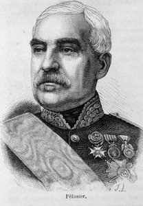Porträt von Aimable Jean Jacques Pélissier, Herzog von Malakoff (1794-1864), französischer Militär und Marschall von Frankreich - in „L