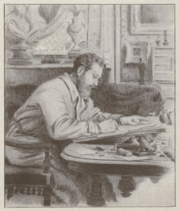 Porträt von Albert Guillaume, französischer Maler und Karikaturist von French School
