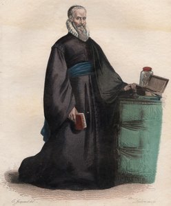 Porträt von Ambroise Paré (1509-1590), französischer Chirurg