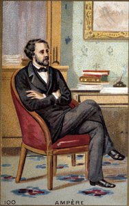 Porträt von André Marie Ampère (1775-1836), französischer Physiker.