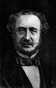 Porträt von Antoine Agenor, Herzog von Gramont (1819-1880), französischer Diplomat und Politiker. Gravur in „Le Monde Illustré“ Nr. 1191 vom 24. Januar 1880 von French School