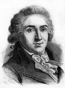 Porträt von Armand Gensonné (1758-1793), Abgeordneter der Konvention. Gravur aus dem späten 19. Jahrhundert.