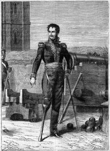 Porträt von Baron Pierre Yriex Daumesnil (1776-1832) - Porträt von Pierre Yriex (Pierre-Yrieix) Daumesnil (1776-1832), französischer General - in „Histoire de l
