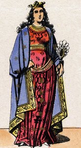 Porträt von Bertrude von French School