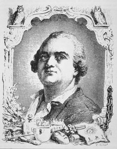Porträt von Cagliostro (1743-95), Kopie einer Illustration aus Histoire de la Magie von Paul Christian, verwendet in einer Geschichte der Magie, veröffentlicht im späten 19. Jahrhundert von French School
