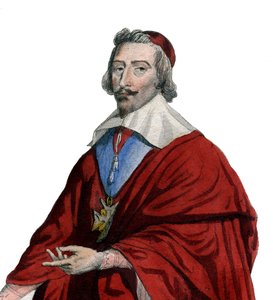 Porträt von Kardinal Richelieu (Armand Jean du Plessis) (1585-1642), französischer Geistlicher, Adliger und Staatsmann