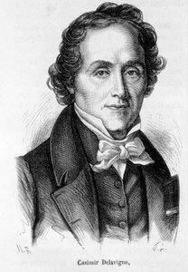 Porträt von Casimir Delavigne, französischer Dichter und Dramatiker (1793-1843)