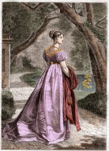 Porträt von Catherine von Württemberg (1783-1835) Königin von Westphalen - Porträt von Catherine von Württemberg, Ehefrau von Jerome Bonaparte, Königin von Westphalen (1783-1835) - in „Histoire de l