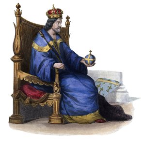 Porträt von Karl I. von Neapel (Karl von Anjou) (1227-1285), König von Sizilien von French School