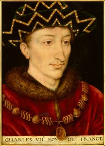 Porträt von Karl VII. (1403-1461), König von Frankreich