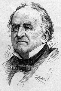 Porträt von Charles de Viel Castel (Viel-Castel) (1800-1887), französischer Diplomat und Akademiker. Gravur in „Le Monde Illustré“ Nr. 883 vom 14. März 1874
