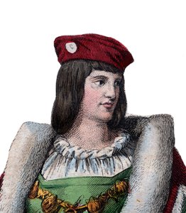 Porträt von Karl von Valois, Herzog von Orléans (1394-1465), französischer Dichter und Vater von König Ludwig XII. von Frankreich