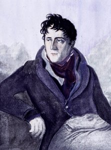 Porträt von Chateaubriand. Gravur aus dem 19. Jahrhundert von French School
