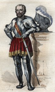 Porträt von Chevalier de Bayard (1475-1524), französischer Soldat von French School
