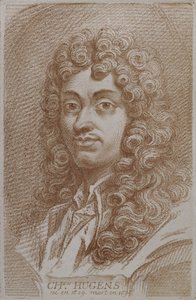 Porträt von Christian Huygen (1629-95) aus Histoire des Mathématiciens von Alexandre Saverien, Mitte des 18. Jahrhunderts von French School