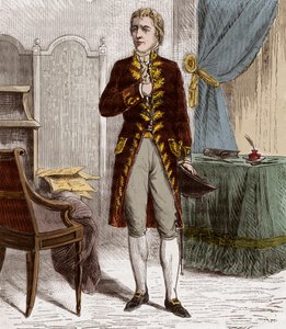 Porträt von Claude Louis, Graf Berthollet (1748-1822), französischer Chemiker - Claude-Louis Berthollet (1748-1822), französischer Arzt und Chemiker - Gravur in „Wissenschaften für alle - Physik und Chemie populär“ von Alexis Clerc - Ende 19. Jahrhundert -
