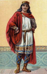 Porträt von Clovis II., König der Franken (ca. 633-657)