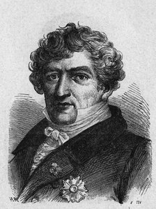 Porträt von Cuvier (1769-1832), französischer Zoologe und Paläontologe - in „Album der Wissenschaft; berühmte Wissenschaftler; Große Entdeckungen“ 1896.
