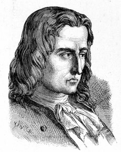 Porträt von Denis Papin (1647 - 1714) - im „Album der Wissenschaft; berühmte Gelehrte; Große Entdeckungen“ 1896.