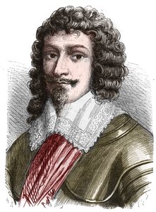 Porträt von Herzog Heinrich II. von Montmorency (1595-1632). Gravur aus dem späten 19. Jahrhundert von French School