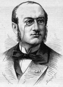 Porträt von Edme Albert Gigot, französischer Polizeipräfekt. Gravur in „Le Monde Illustré“ Nr. 1104 vom 25. Mai 1878 von French School
