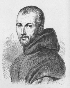 Porträt von Pater Mersenne (1588 - 1648) - in „Album der Wissenschaft; berühmte Gelehrte; Große Entdeckungen“ 1896 von French School