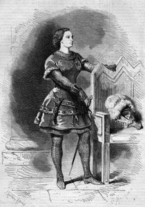Porträt von Felicita Vestvali (1824-1880), polnische Sängerin, in der Rolle des Romeo im ersten Akt von „Romeo und Julia“ an der Pariser Oper. von French School