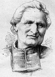 Porträt von Felix Dupanloup (1802-1878), französischer Geistlicher und Akademiker. Gravur in „Le Monde Illustré“ Nr. 883 vom 14. März 1874.
